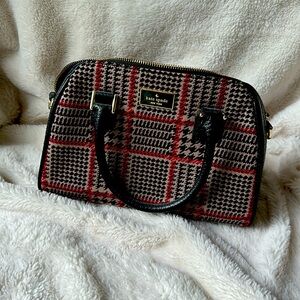Kate Spade Red Plaid Handbag